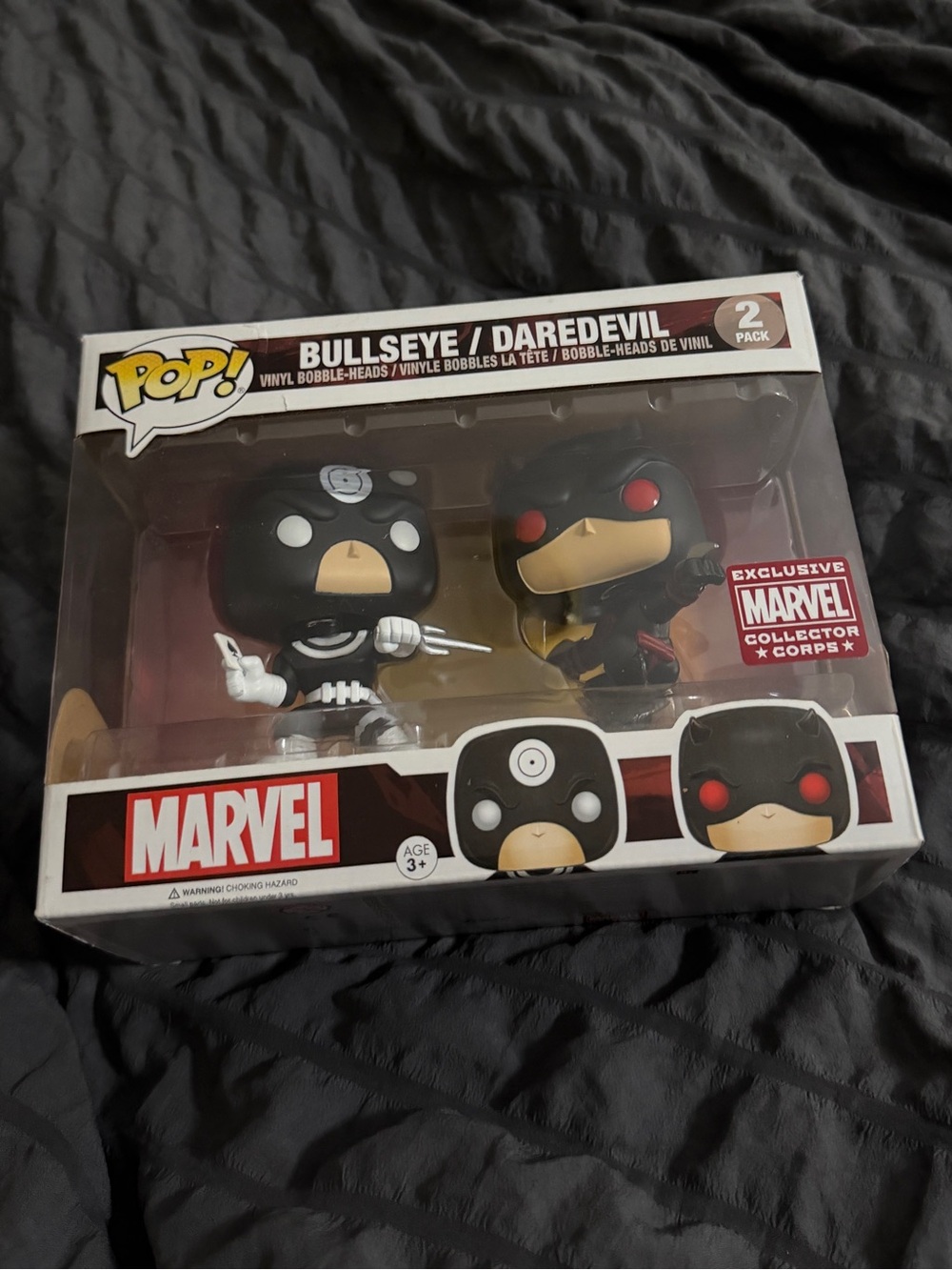 Funko Pop! Marvel Daredevil & Bullseye 2-Pack Collector Corps Exclusive